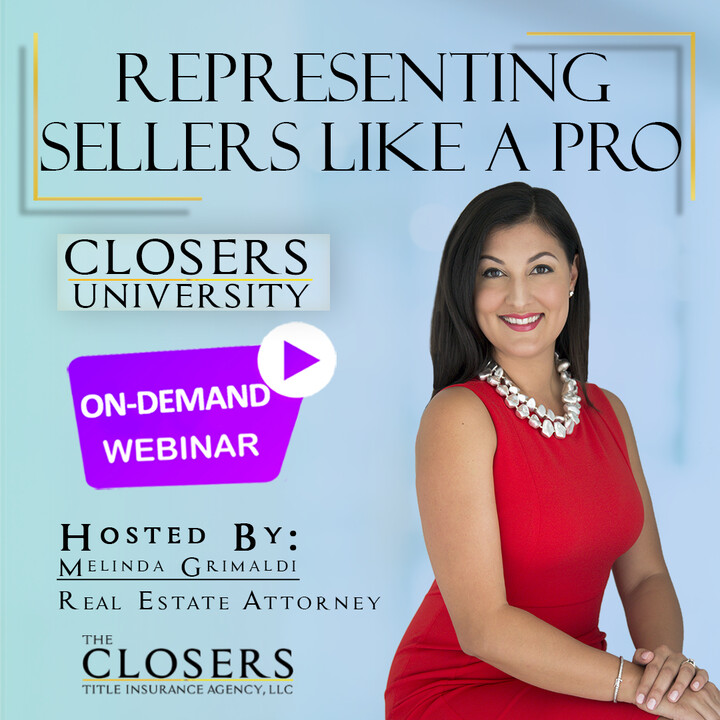 Closers University — Representing Sellers Like A Pro session